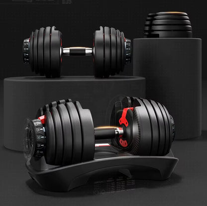 24KGS Adjustable Steel Dumbbells Set for Home Fitness Weight Training Equipment for Home Gym Use